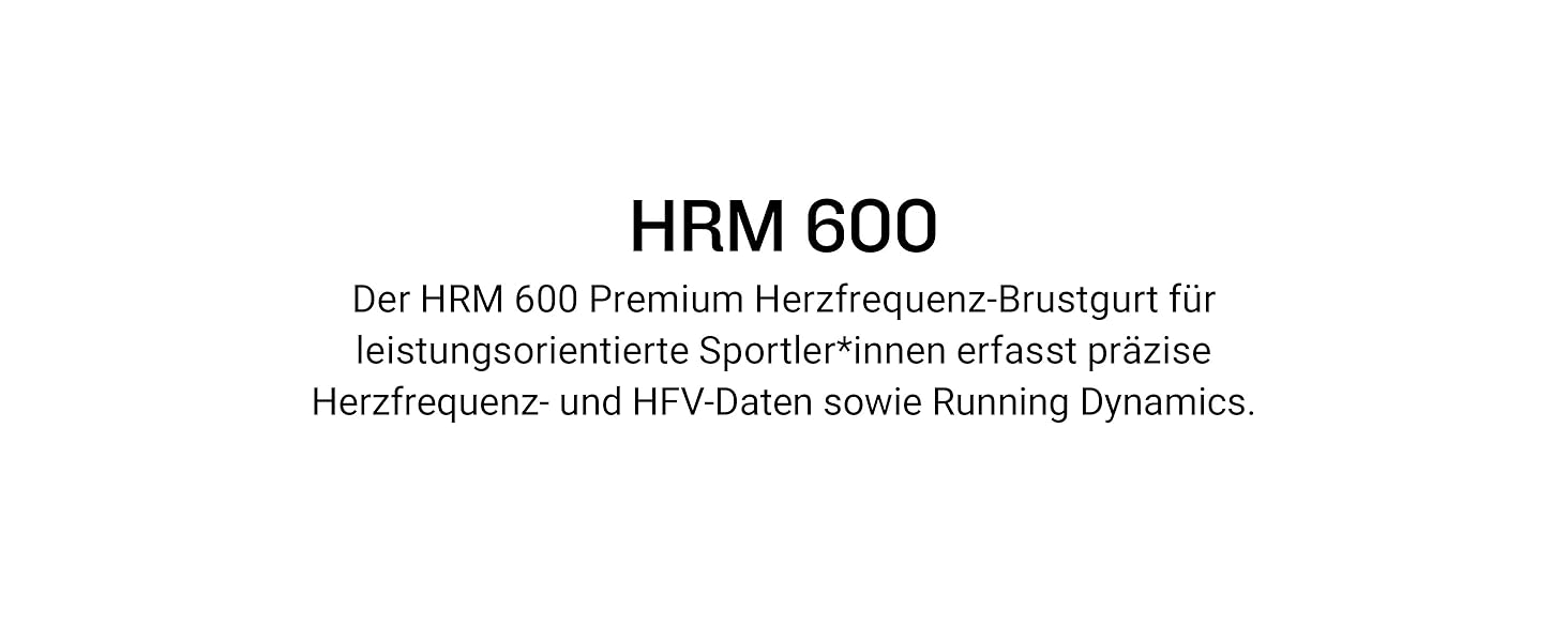 Гармін HRM 600 - нагрудний датчик серцевого ритму з вимірюванням точних даних про частоту серцевих скорочень та HFV, кроків, швидкості та відстані, до 2 місяців роботи від акумулятора, розмір M-XL
