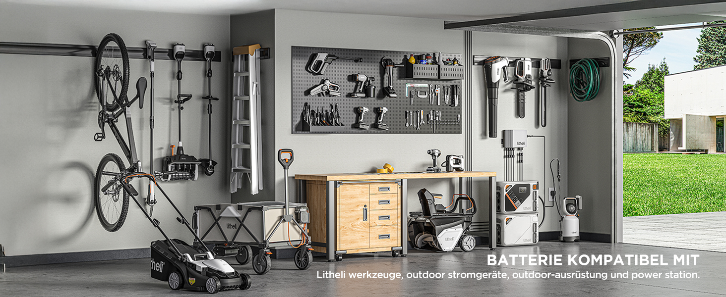 Електричний насос для SUP Litheli з акумулятором 12500mAh, 20PSI, автоматичне надування/здування, для надувних дощок