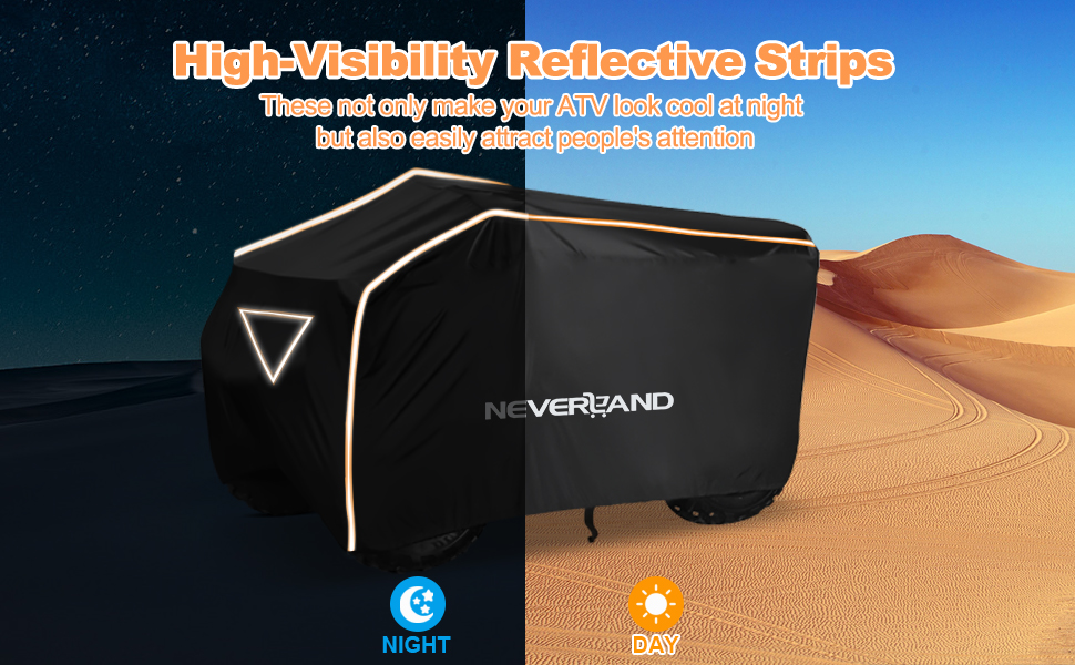 Водонепроникний чохол для квадроцикла NEVERLAND, XXXL, для Polaris, Yamaha, Honda, Coleman, захист від пилу, УФ, вітру, універсальний, зелено-чорний