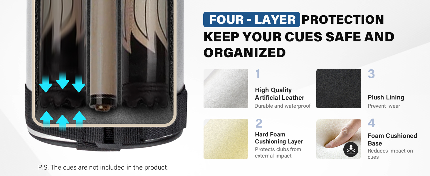 Чохол для більярдних київ: містка сумка для 2 київ з аксесуарами, фіолетовий колір, до 58 дюймів