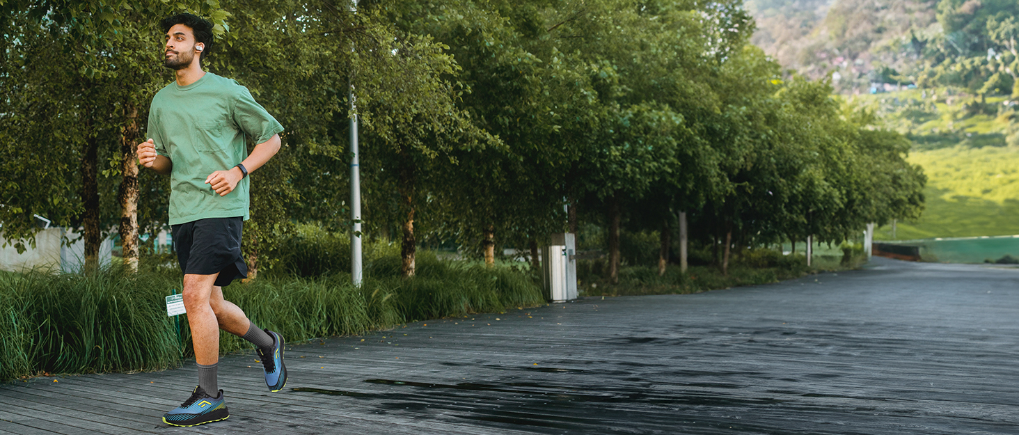 Кросівки для бігу FitVille чоловічі широкі (46 EU) – бігові, трекінгові, для вулиці, фітнесу, широкі, Turbo Blue Neon