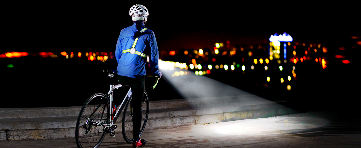 ISEYOU Фронтальний ліхтар для бігу з регулюванням на 45°, 500 люмен, 2 кольори, USB-C, IPX4, для бігу, кемпінгу, велоспорту