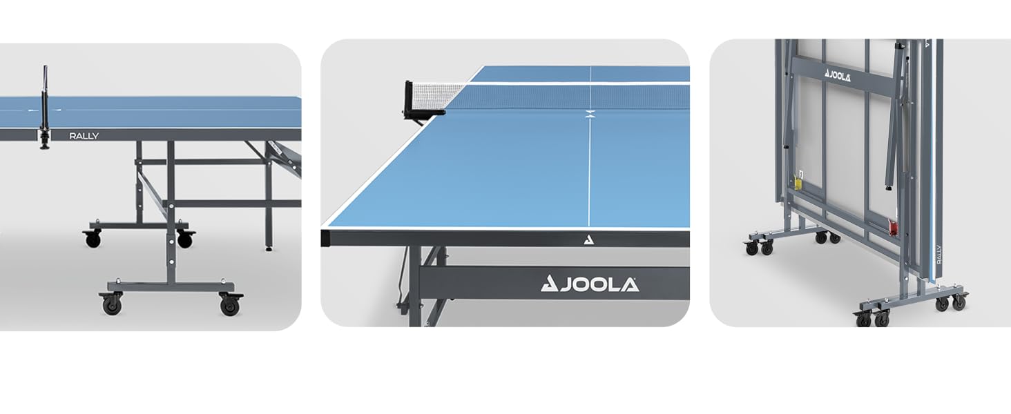 Стол для пінг-понгу JOOLA Rally Outdoor - професійний, розкладний, для вулиці, з сіткою