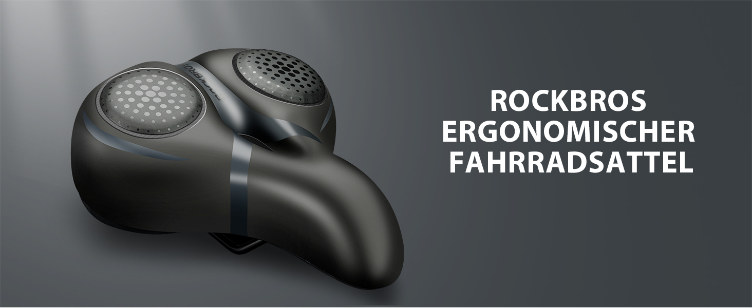 Велосипедне сідло ROCKBROS з Memory Foam для жінок та чоловіків, зручне та зняття тиску, для MTB, City та Trekking велосипедів, коричневе