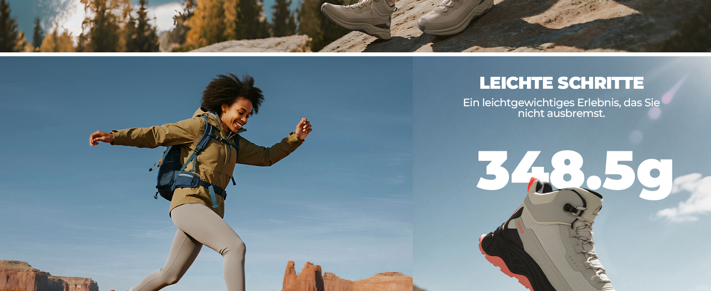 Черевики для хайкінгу NORTIV 8 для жінок, легкі, водонепроникні, для активного відпочинку, розмір 40 EU, кольор Khaki