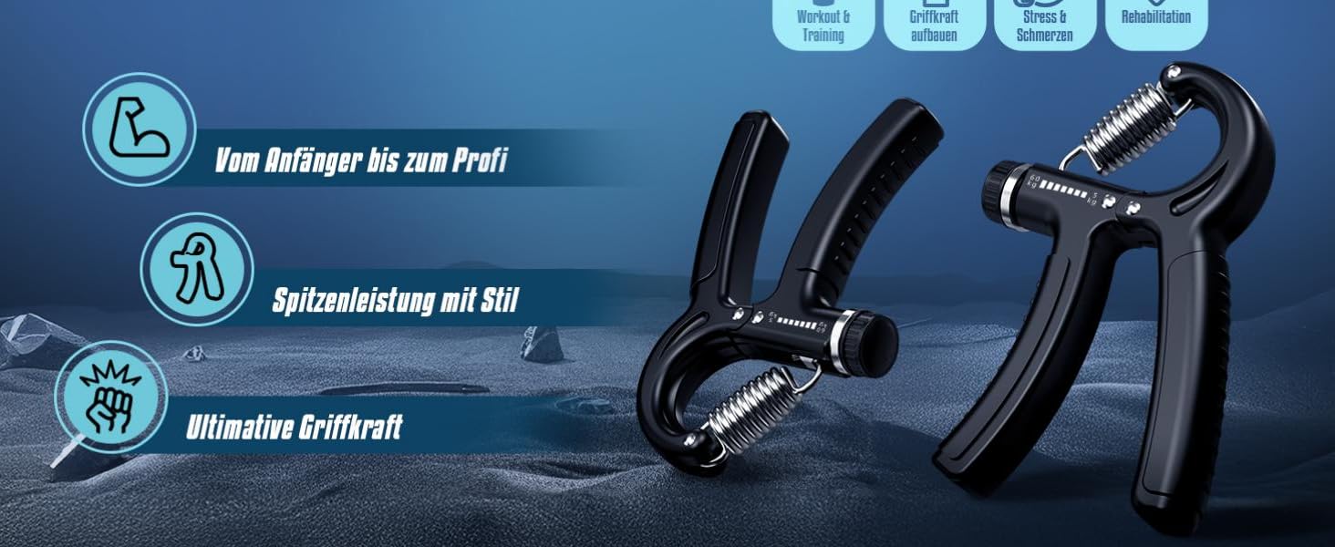 Набір для тренування зап'ястя 2 шт. (5-60 кг), тренажер для рук та зап'ястя, Grip, антиковзкий, для спортсменів та відновлення, FC0101 (Світло-сірий)