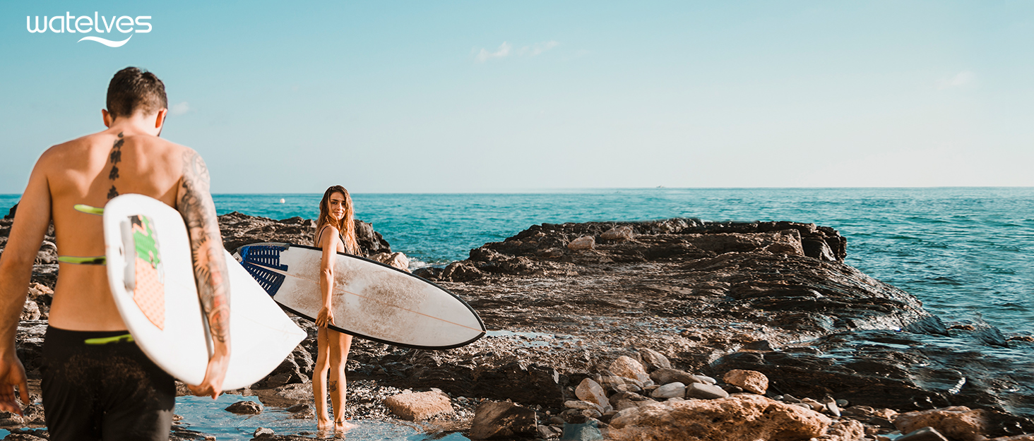 Шкарпетки для плавання та водних видів спорту WateLves: чоловічі та жіночі, швидковисихаючі, дихаючі, для пляжу, басейну, унісекс, 38/39 EU, чорні