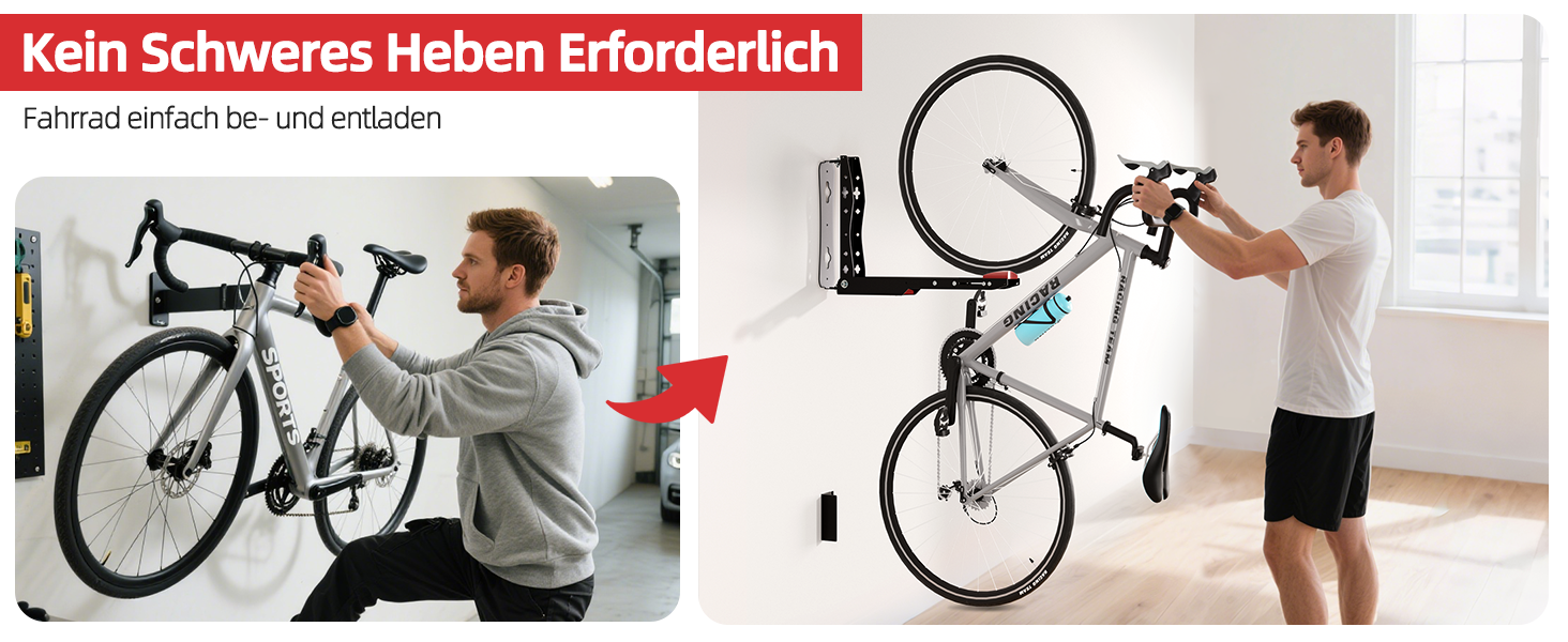 Настінна тримач для велосипеда Urban Deco - поворотний, до 40 кг