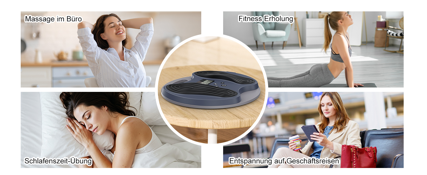 Масажер для ніг Medic Durchblutungsstimulator – EMS/TENS масаж, для нейропатії, фасціїту, м'язової втоми та болю, з 4 електродами