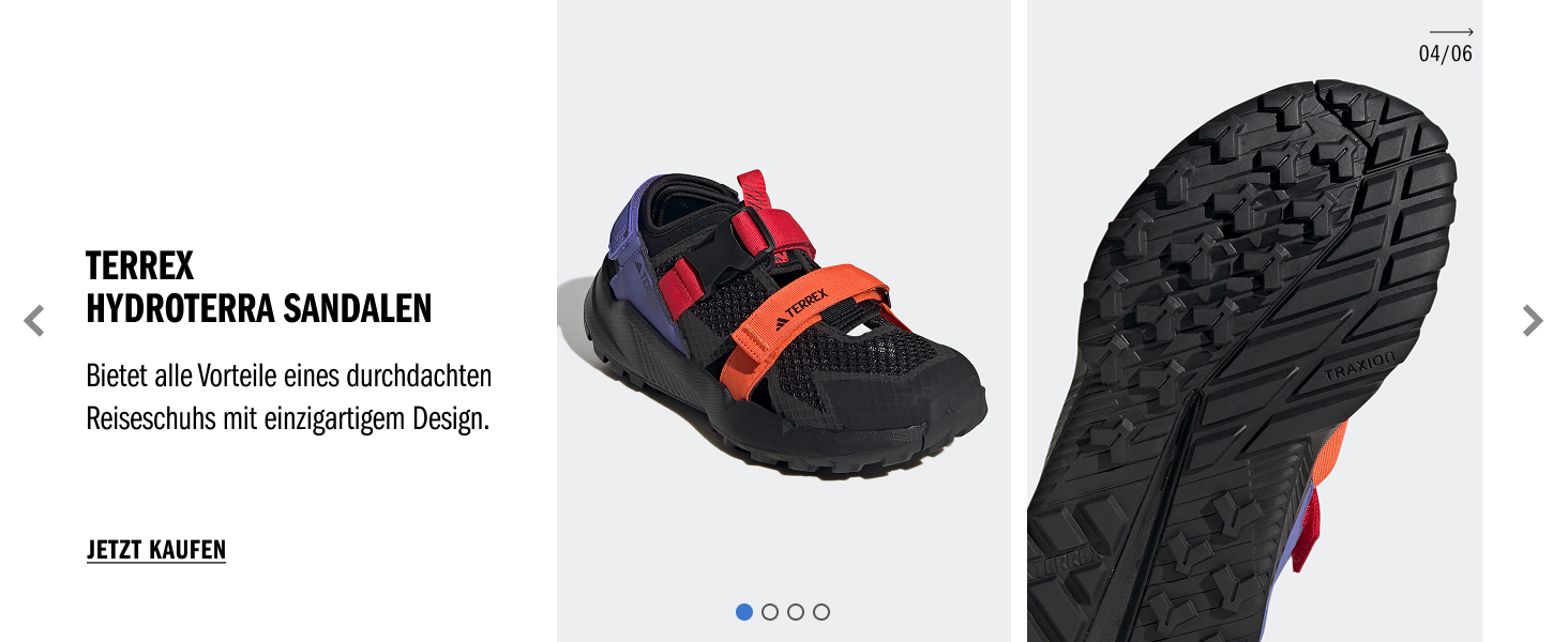 Сандалії adidas Terrex Hydroterra Light - унісекс, чорно-сіро-бежеві (42 EU)