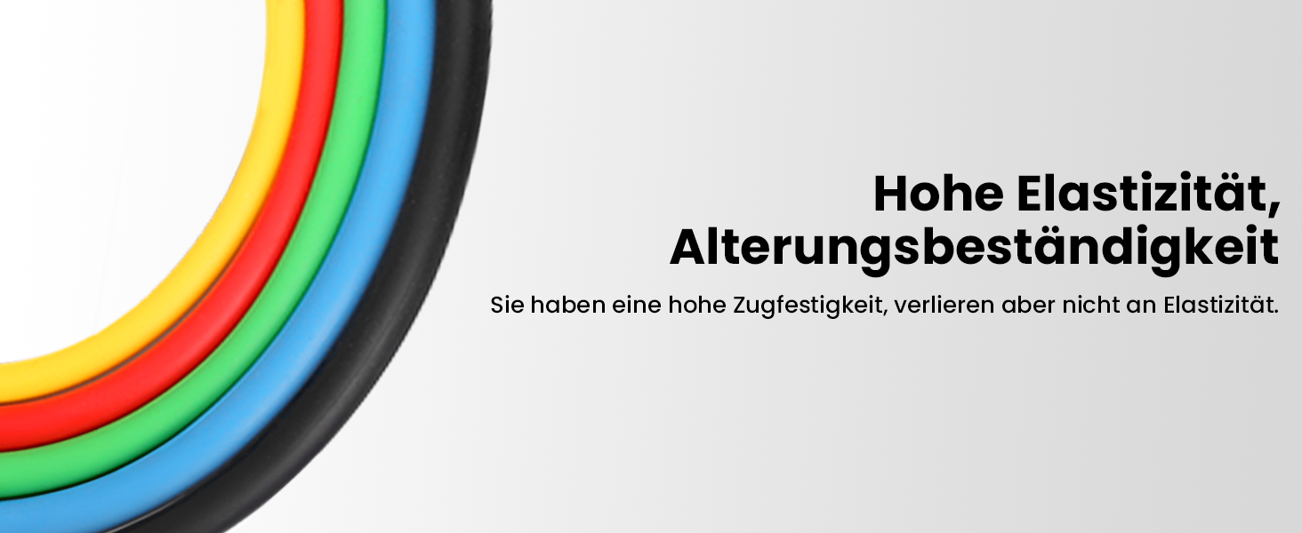 Набір еластичних стрічок для фітнесу AGM X1294 з ручками, для силових тренувань вдома