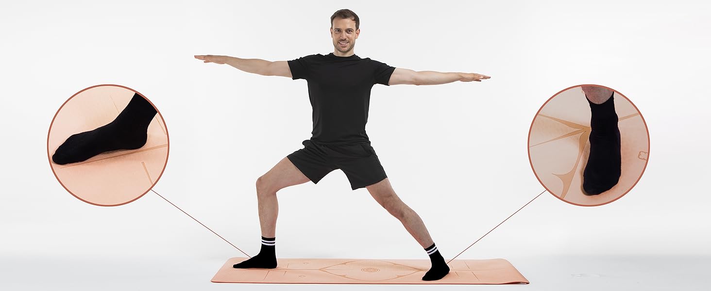 Килимок для йоги з нековзким покриттям – 6 мм, коричневий. Ідеальний для занять йогою та пілатесом вдома та в залі.