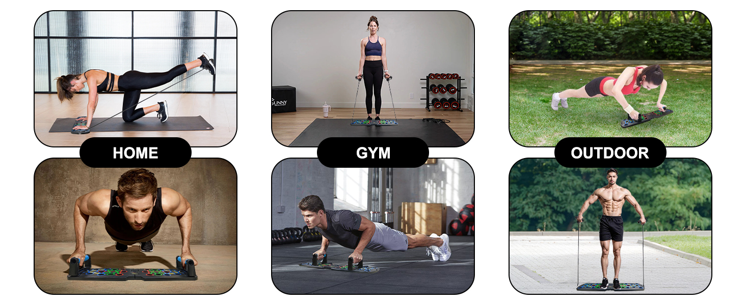 Багатофункціональна дошка для віджимань 30-в-1 з автоматичним лічильником, складаний тренажер для дому (груди, плечі, спина, трицепс) для чоловіків та жінок