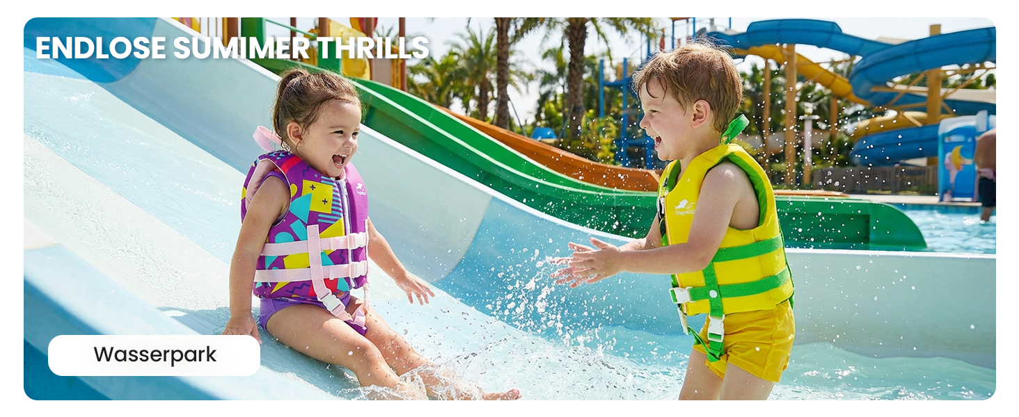 Дитячий рятувальний жилет Gogokids Float Jacket для плавання (2-9 років, 15-35 кг, червоний, розмір M)