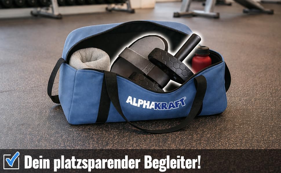 ALPHAKRAFT Ролик для пресу AB Roller з гумовим кільцем та накладками на коліна | Преміум ролик для тренування м'язів живота вдома | Ролик для пресу та тренажер для кора з планом тренувань