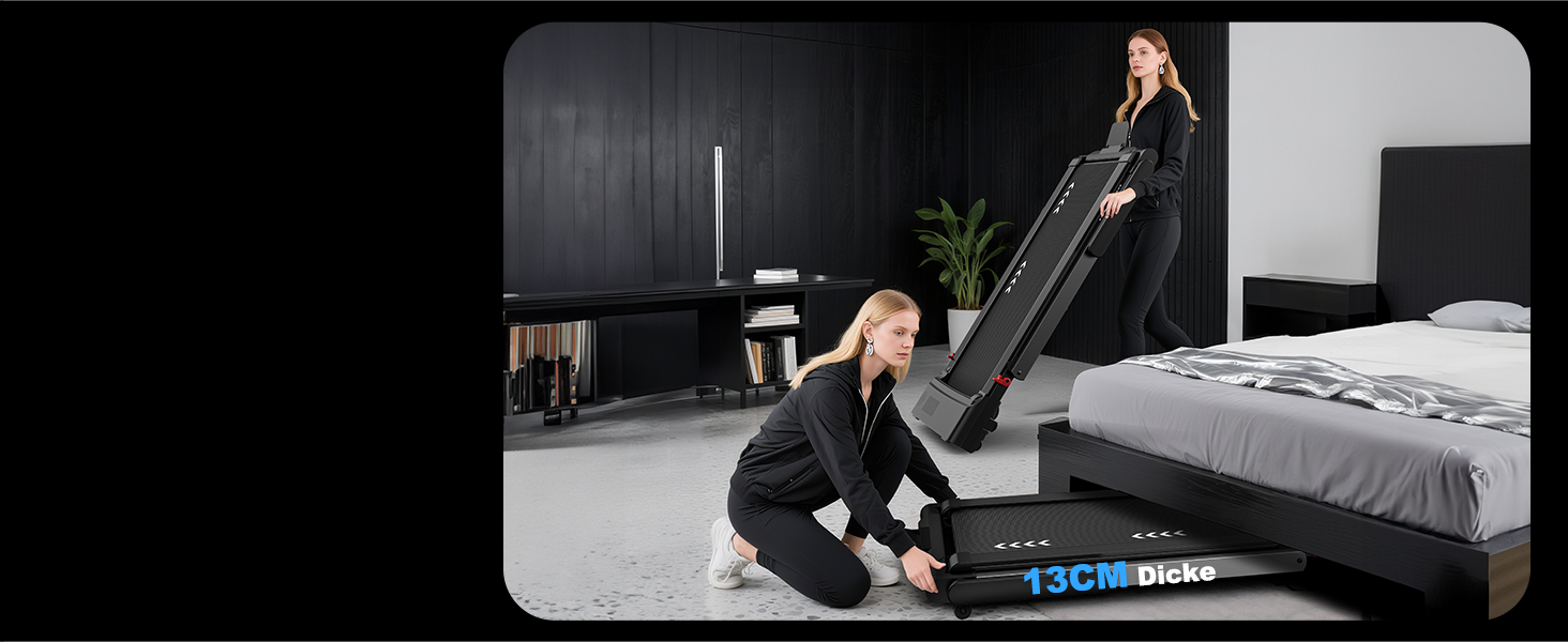 Біговий тренажер Orisyn 3-в-1 для дому | Ходьба-тренажер з мотором 2.5PS та Bluetooth | 12 км/год, 12 програм & Dual-LED | Складаний з APP & пультом ДУ | Для дому, офісу та фітнес-залу Dual Mode, Макс. 12 км/год, 12 програм & Dual-LED