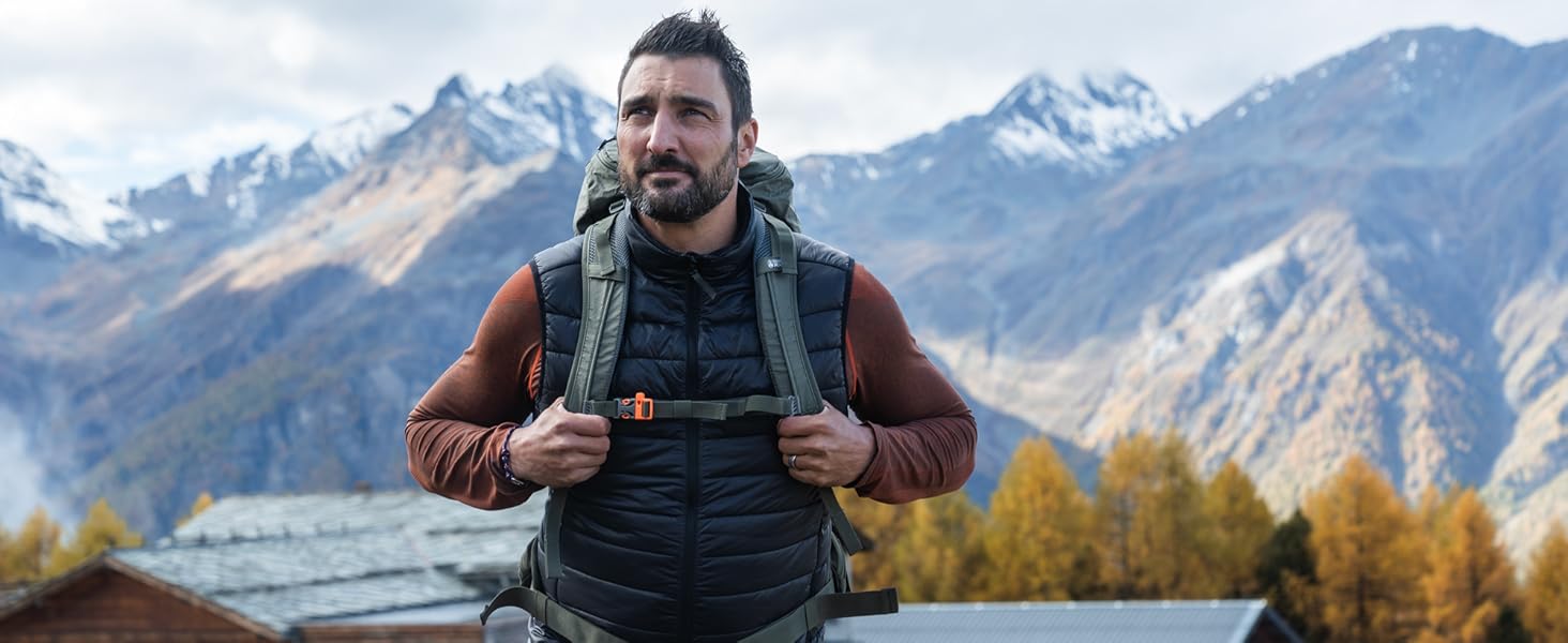 Рюкзак Terra Peak для туризму з вентильованою спинкою, 20/30/40 л, кріпленням для питної системи та дощовиком, міський і трекінговий рюкзак з поясом для стегон