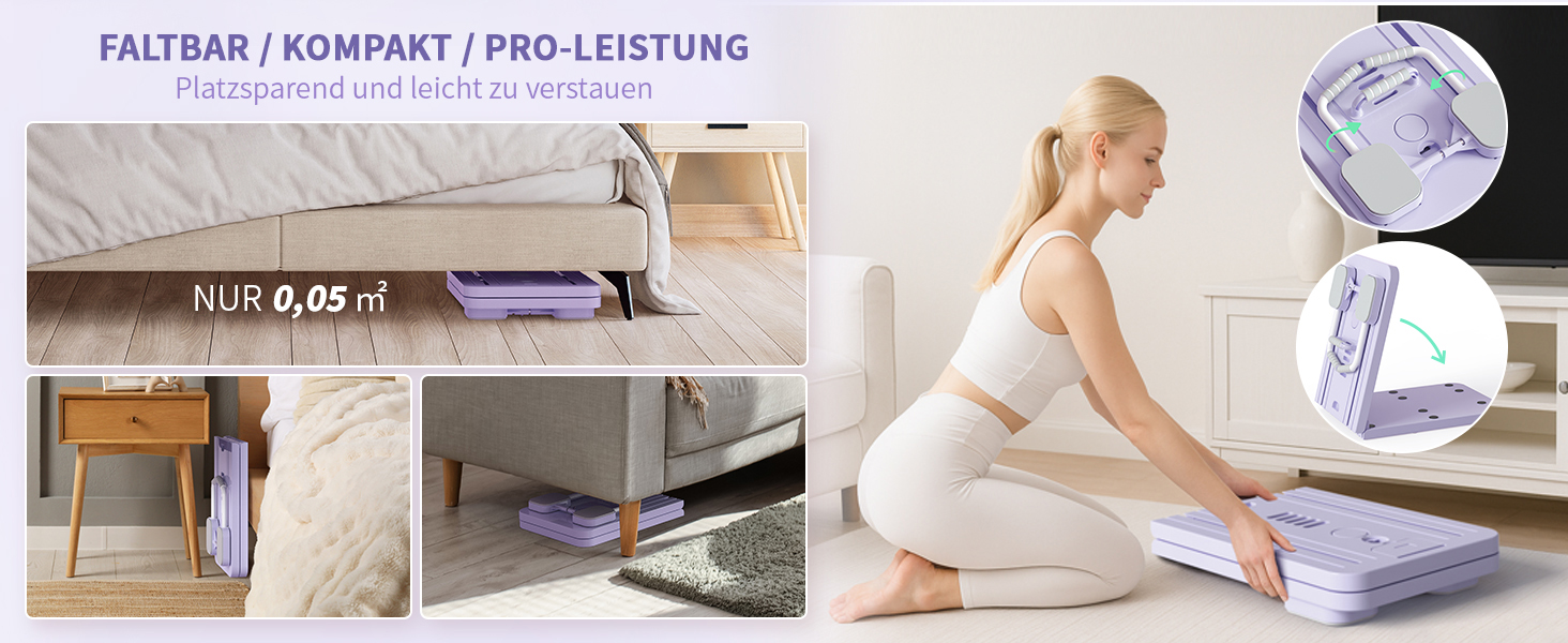 Реформатор Pilates Northdeer, оновлена версія 2025, складаний фітнес-борд 8-в-1, чорний