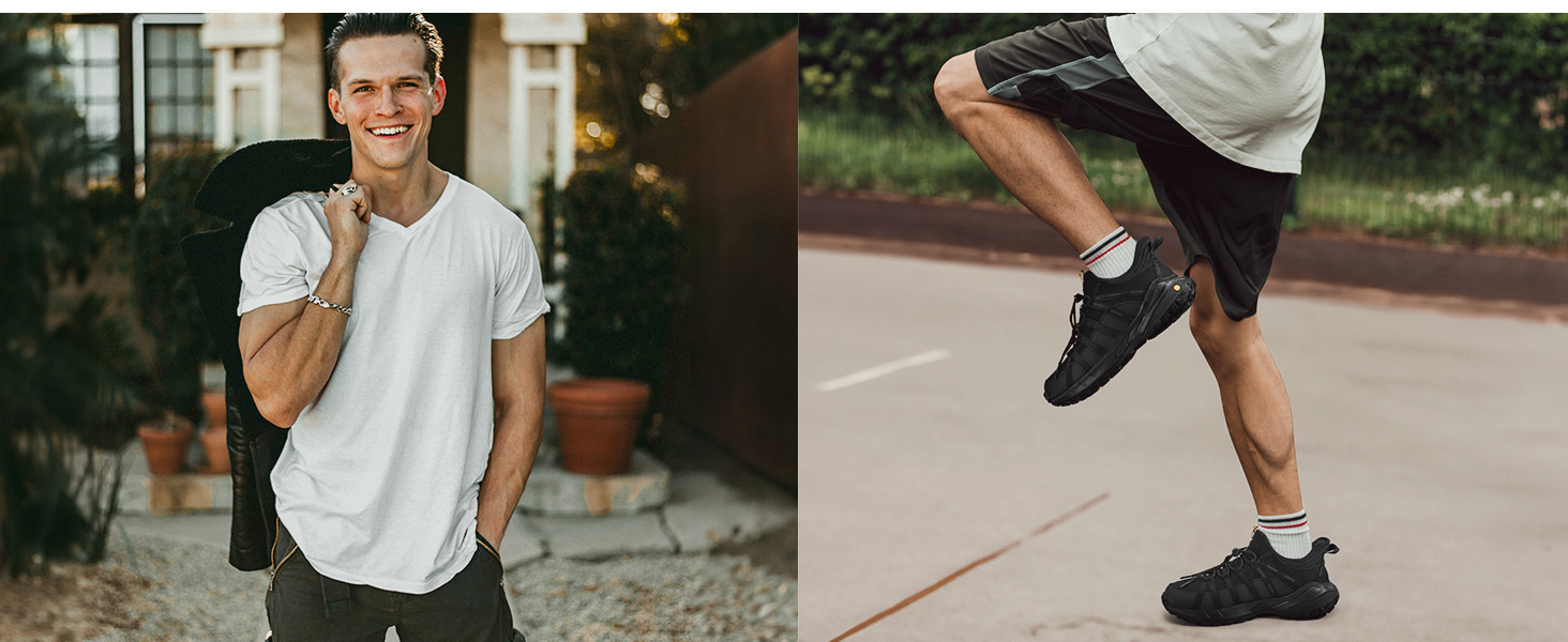 Черевики для трекінгу чоловічі FitVille, широкі, підошва не слизька, зручні, дихаючі, для походів у гори, легкі, кросівки 43 EU, теплі, бежево-пісочні