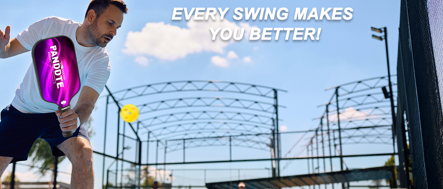 Набір ракет для піклболу з графітовим покриттям, 4 запасні ручки та сумка. Підходить для початківців та професіоналів.