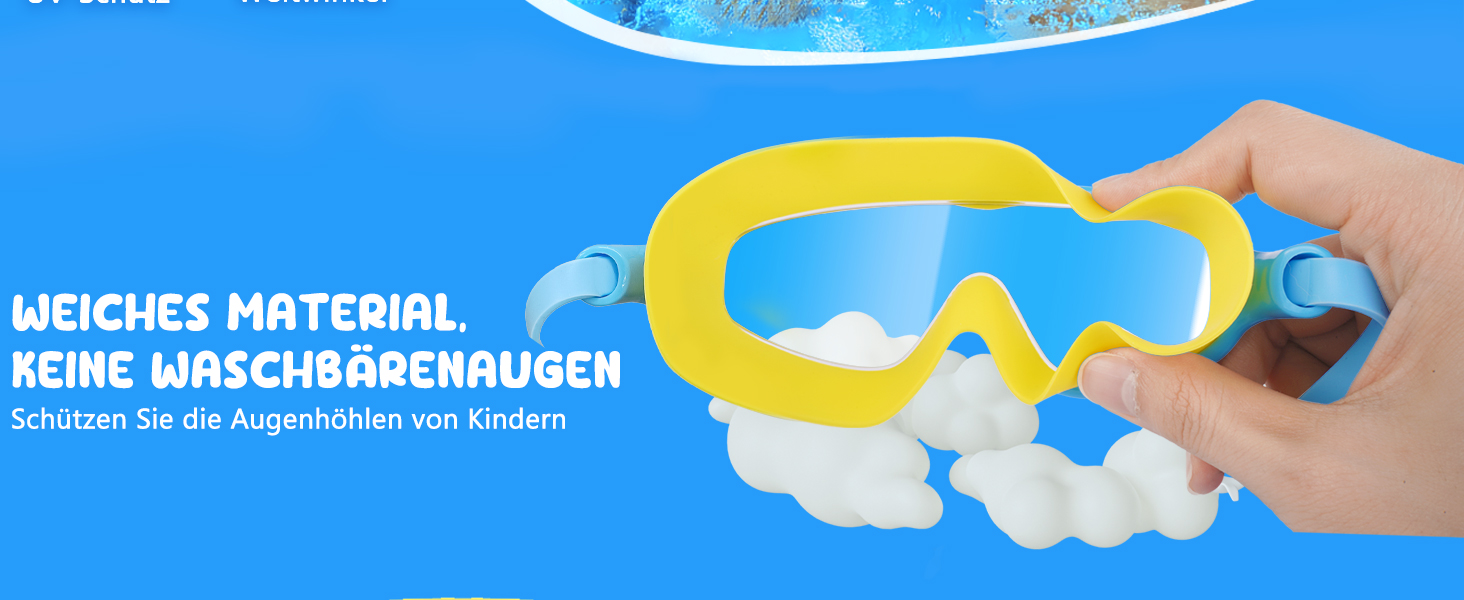 Дитячі окуляри для плавання COOLOO, 2 шт. для дітей 4-14 років, антизапарні, з UV-захистом, без витоку, регульовані силіконові окуляри для плавання для дітей, дівчаток, хлопчиків, рожевий/блакитний + рожевий