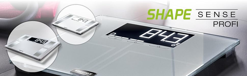 Шкала жиру Soehnle Shape Sense Profi 200 з режимом спортсмена, ІМТ