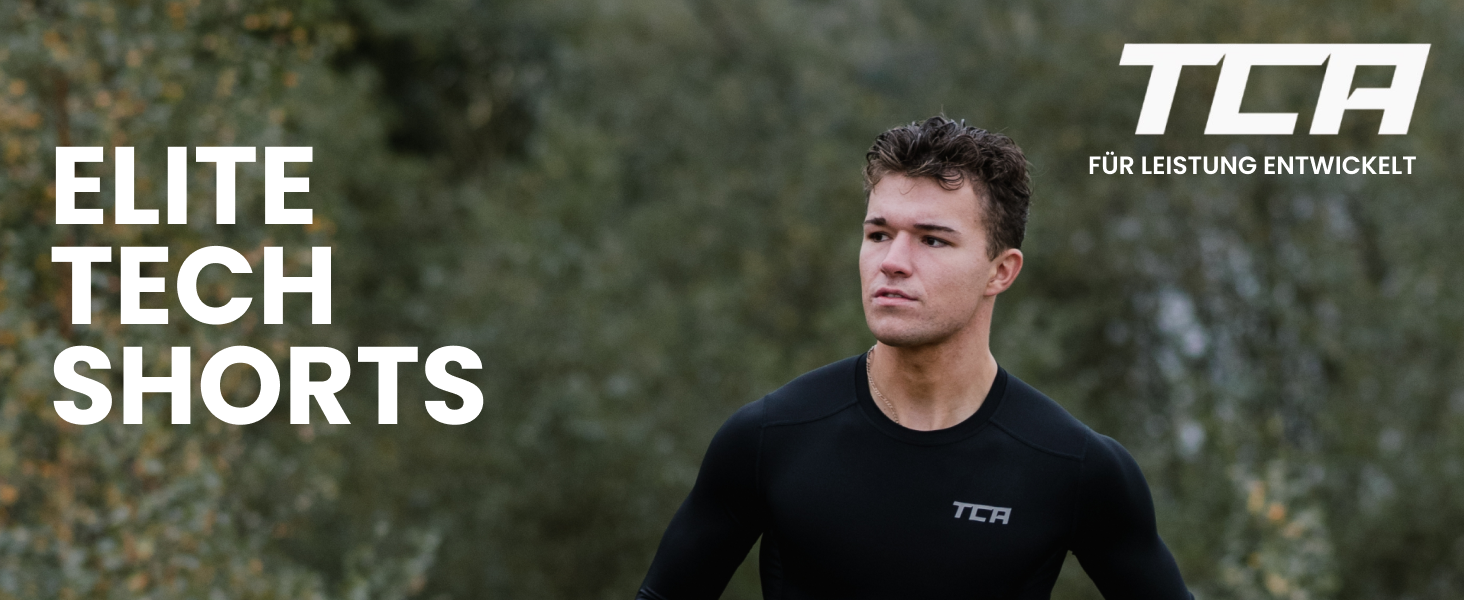 Шорти спортивні чоловічі короткі TCA - чоловічі шорти для занять спортом з кишенями на блискавці, червоні