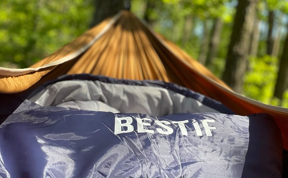 Сплячий мішок BESTIF для кемпінгу та відпочинку на природі: літній, водонепроникний, ультралегкий, компактний, 210x75 см, чорний