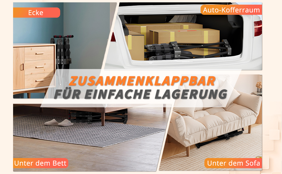 Трамплін для фітнесу в приміщенні, 106 см, з регульованими ручками, вантажопідйомність 200 кг, для фітнесу та аеробіки, складаний та портативний