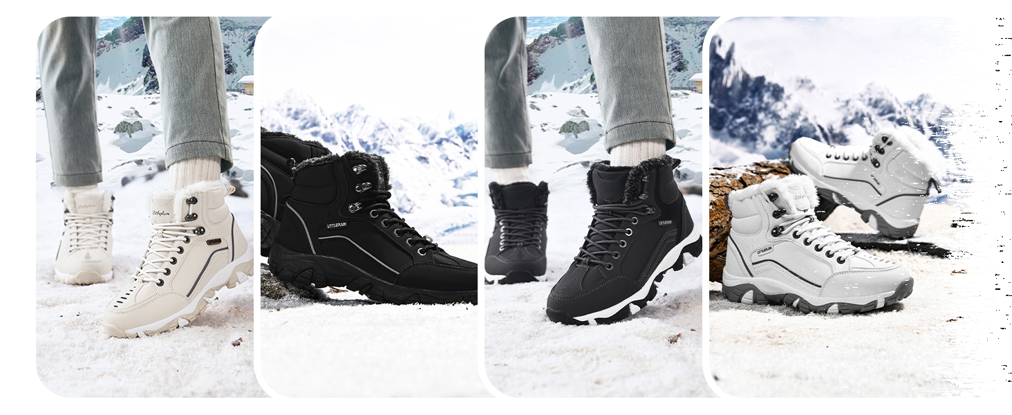 Черевики зимові жіночі Littleplum, утеплені, для трекінгу, чорні, 41 EU