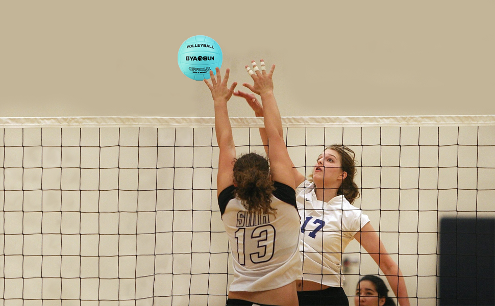 Волейбольний м'яч BYAOSUN для пляжу та залу, розмір 5, синій