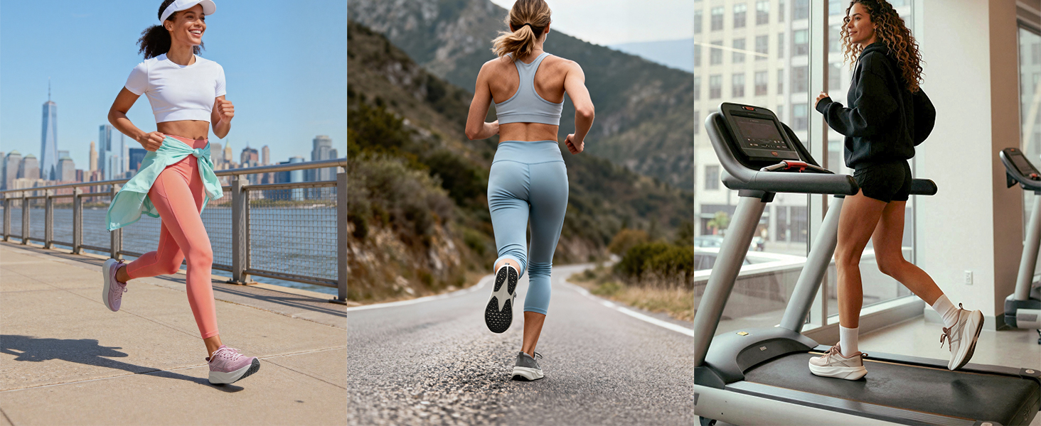 Жіночі кросівки Allswifit для бігу та фітнесу - рожеві, 40 EU, амортизація, нековзка підошва