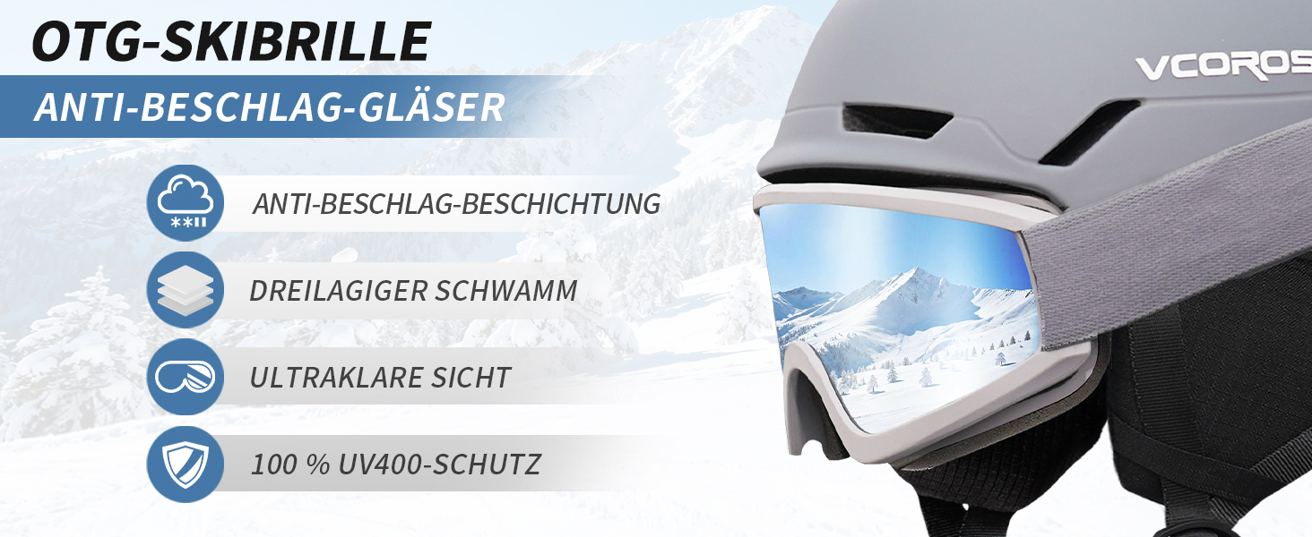 Шолом для сноуборду та гірських лиж з маскою, DXH816. Знімне кріплення, дихаючий, захист від ударів, UV-захист, регульований. Чорний матовий.