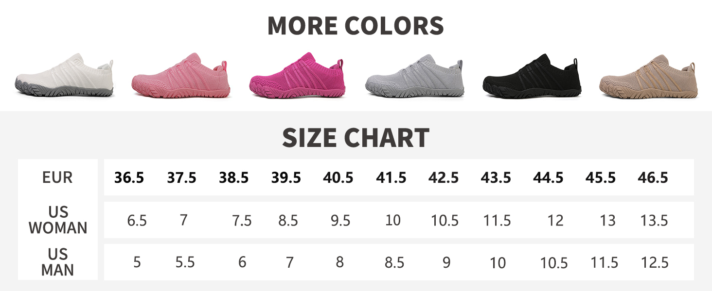 Босі кросівки для жінок та чоловіків: широкі, легкі, дихаючі, з підошвою Zero-Drop, для трейлу, фітнесу, бігу по вулицях. Унісекс, розміри 36-46 EU, колір рожевий