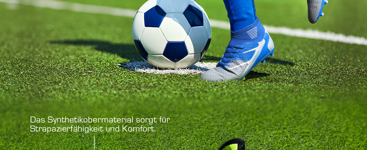 Футбольні бутси DREAM PAIRS для чоловіків: професійні тренувальні бутси з шипами, чорні, 41 EU