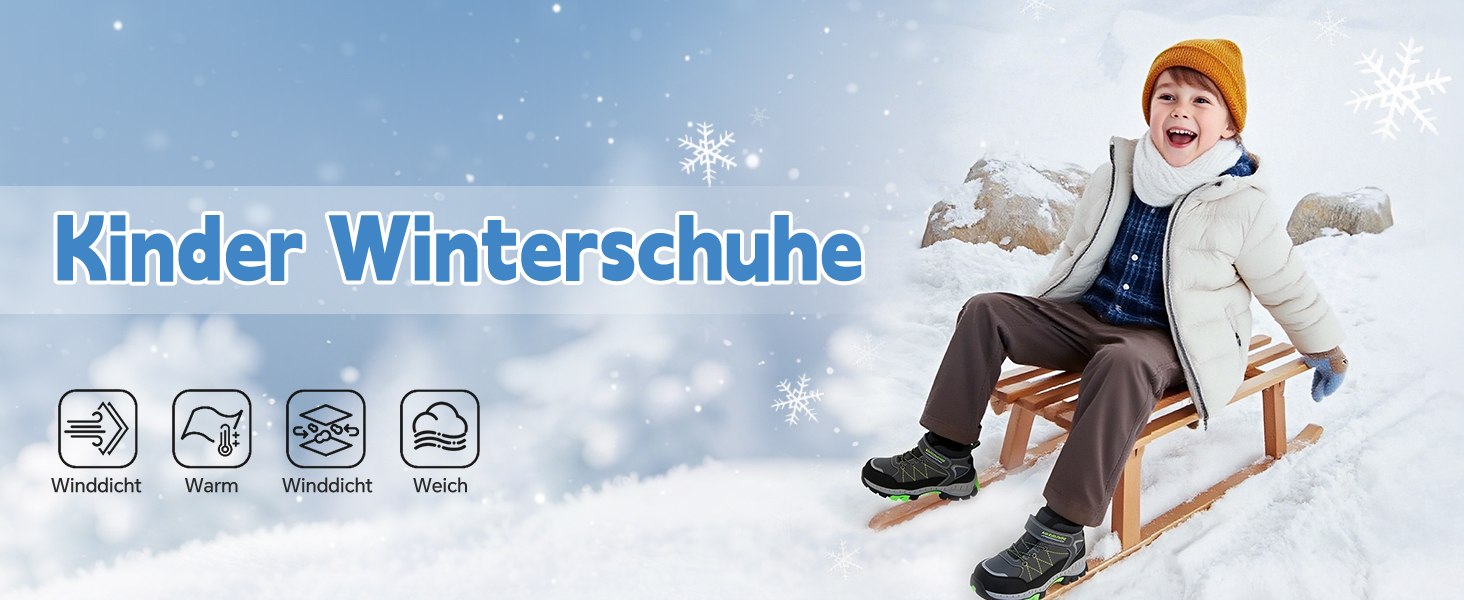 Зимові черевики TARELO для дітей, непромокаючі зимові черевики, черевики для снігу, унісекс, утеплені туристичні черевики, сірі, розмір 32-39