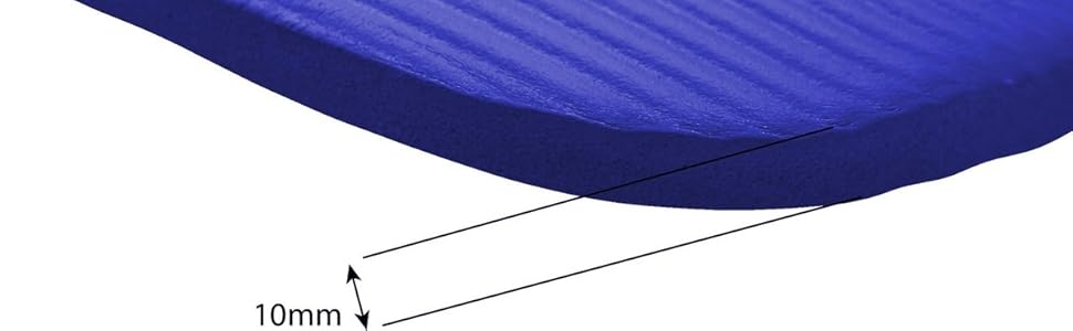 Килимок для йоги SportVida з нековзким покриттям, NBR, 180 x 60 x 1 см - для дому, з сумкою, фітнес-килимок, 2 розміри, 6 кольорів