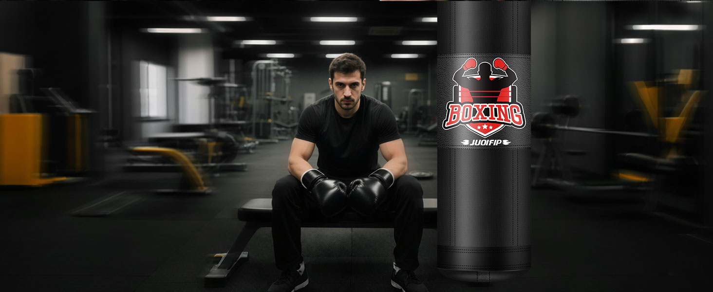 Набір для боксу Boxsack-Set: важкий мішок 120см та боксерські рукавички 12oz (MMA, карате, кікбоксинг, бокс, муай-тай)