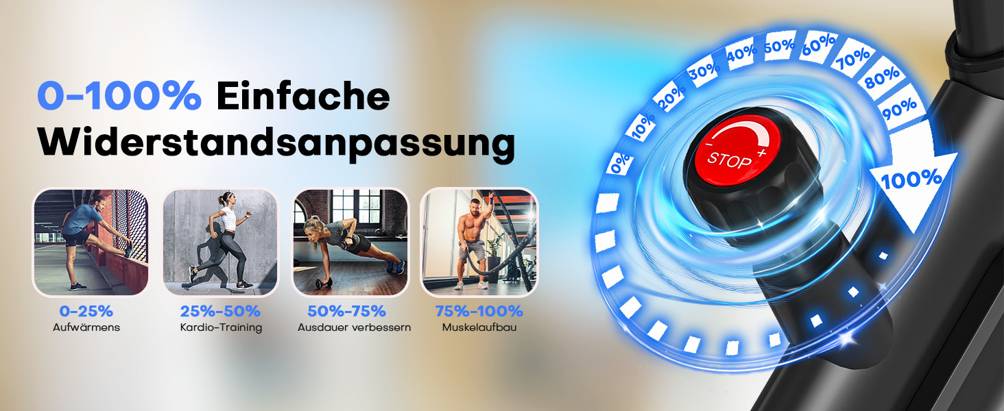 Велотренажер CHAOKE з LCD-монітором, регульований магнітний опір, для кардіотренувань вдома, до 150 кг (чорно-червоний)