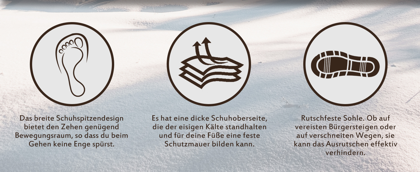 Зимові черевики IceUnicorn: теплі, з підкладкою, для жінок та чоловіків (39 EU, темно-синій)