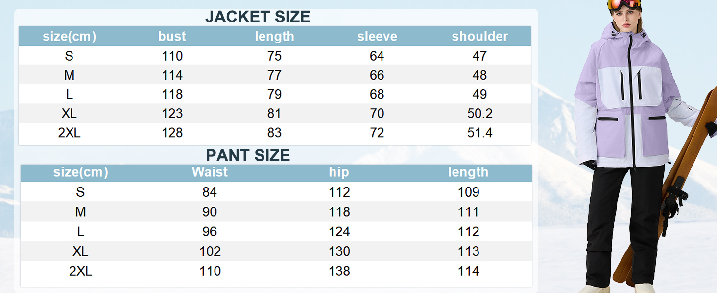 Костюм для сноубордингу та лижного спорту HOTIAN Daen (M, 167 GR+GR) - комплект куртка та штани, водонепроникний, вітронепроникний
