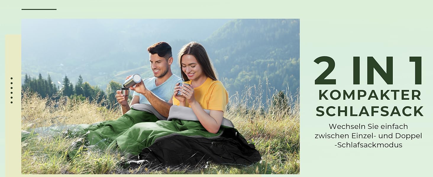 Сплячий мішок Ohuhu, компактний та ультралегкий (900г), літній, ковдровий, для відпочинку на природі, кемпінгу, подорожей, фестивалів, чорного кольору