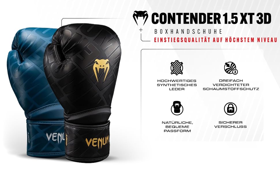 Боксерські рукавички Venum Contender 1.5 XT 3D, Altrosa, 16 унцій
