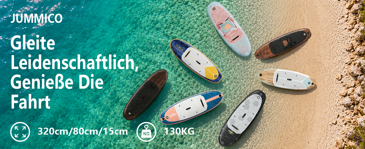 SUP дошка JUMMICO надувна 320x80x15 см, з кріслом для каякінгу, регульованим веслом та аксесуарами, до 160 кг, рожева - для серфінгу, риболовлі, йоги