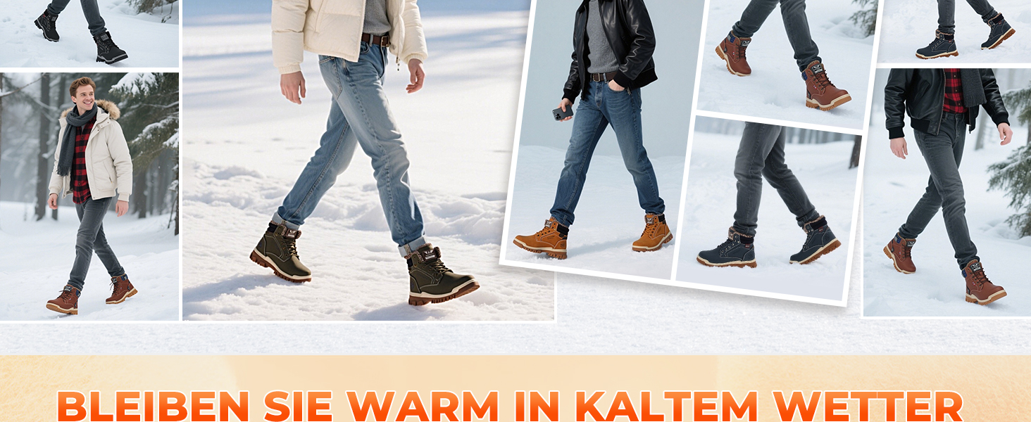 Чоботи зимові чоловічі Arriggo Bello, жовті, 41-46 EU, утеплені, антиковзаючі, для трекінгу та хайкінгу