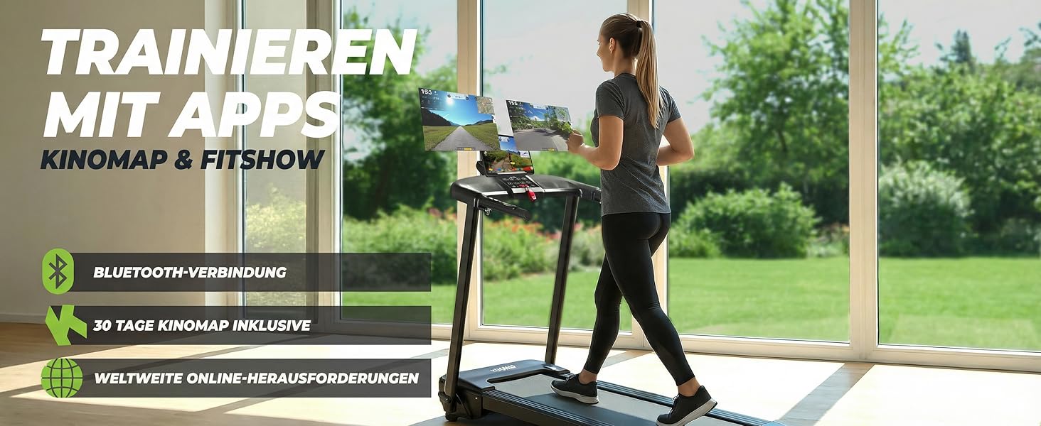 Біговий тренажер VirtuFit TR-50i: складаний, для дому, до 120 кг, з нахилом