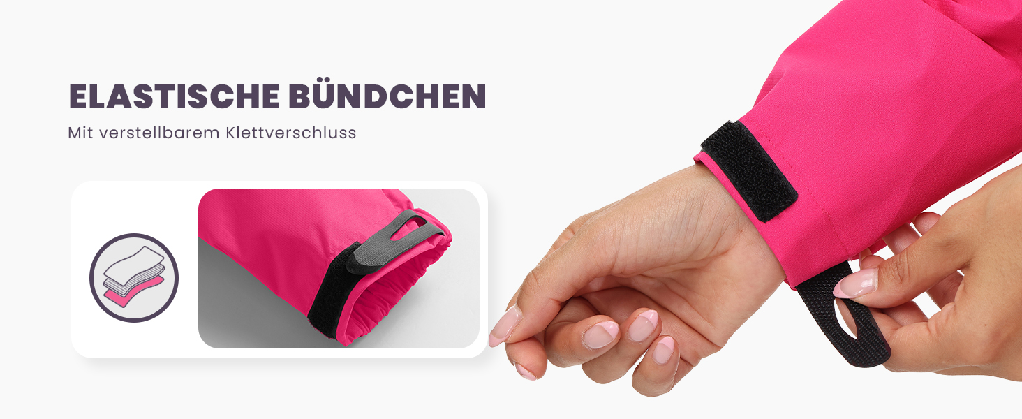 Жіноча трекінгова куртка Outdoor Легка перехідна куртка Вітронепроникна куртка Водонепроникна куртка-дощовик Дихаюча функціональна куртка з відстібаною капюшоном, Рожево-червоний колір, Розмір L