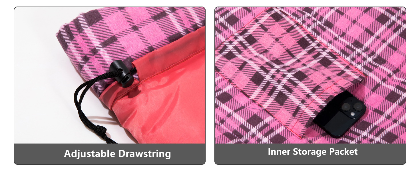 Спальний мішок BISINNA XL з фланелі з бавовни для кемпінгу, 2-3 сезони, дорослий, для походів та кемпінгу, внутрішнє та зовнішнє використання, з компресійним мішком (Рожевий, 1.5 кг)