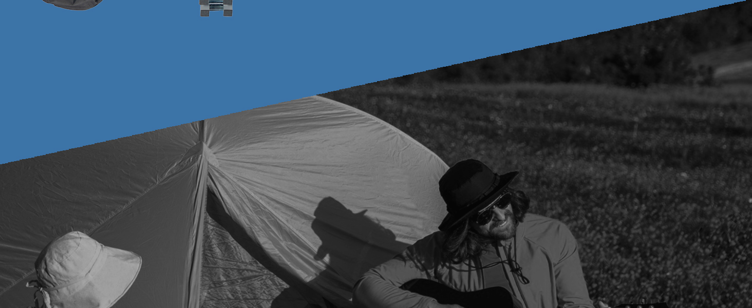 Розкладне ліжко 24MOVE® для кемпінгу та відпочинку на природі, 210x72x45 см, чорне, до 200 кг