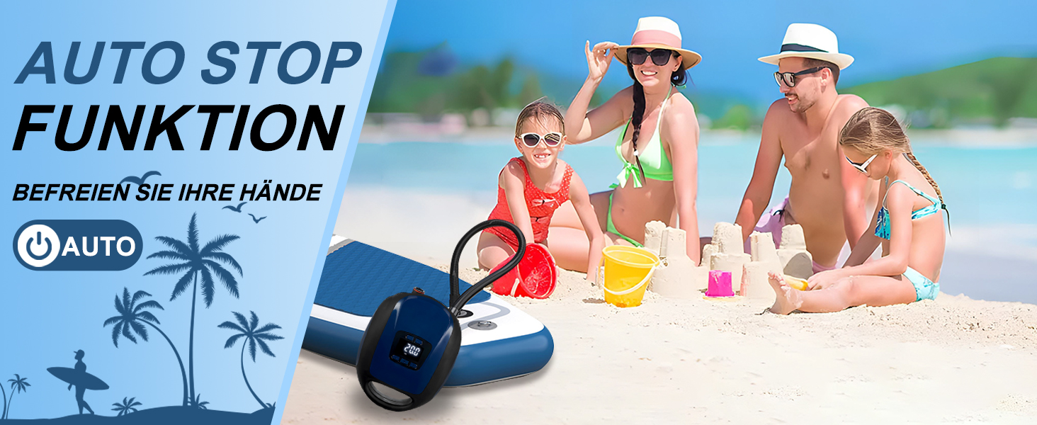 Електрична SUP-насос Ruitx 20PSI з високим тиском, 12V DC, для каяків/матраців/віндсерфінгу/водних видів спорту